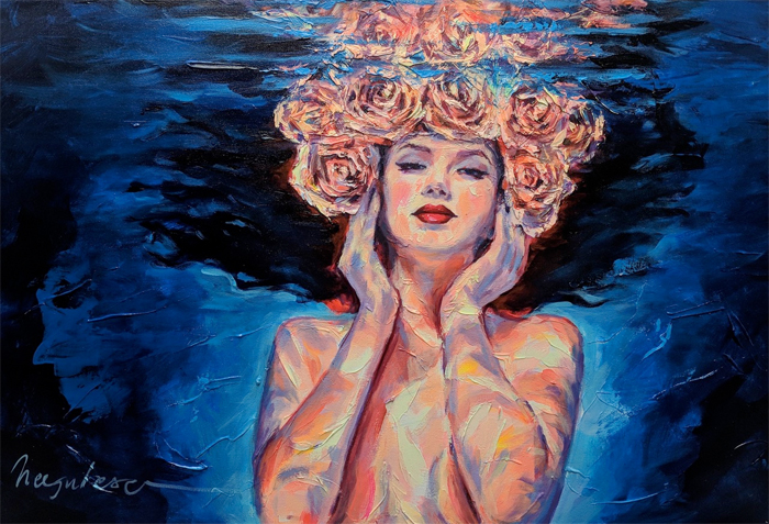 Irina Negulescu at Artwalk 2018 in Little Italy